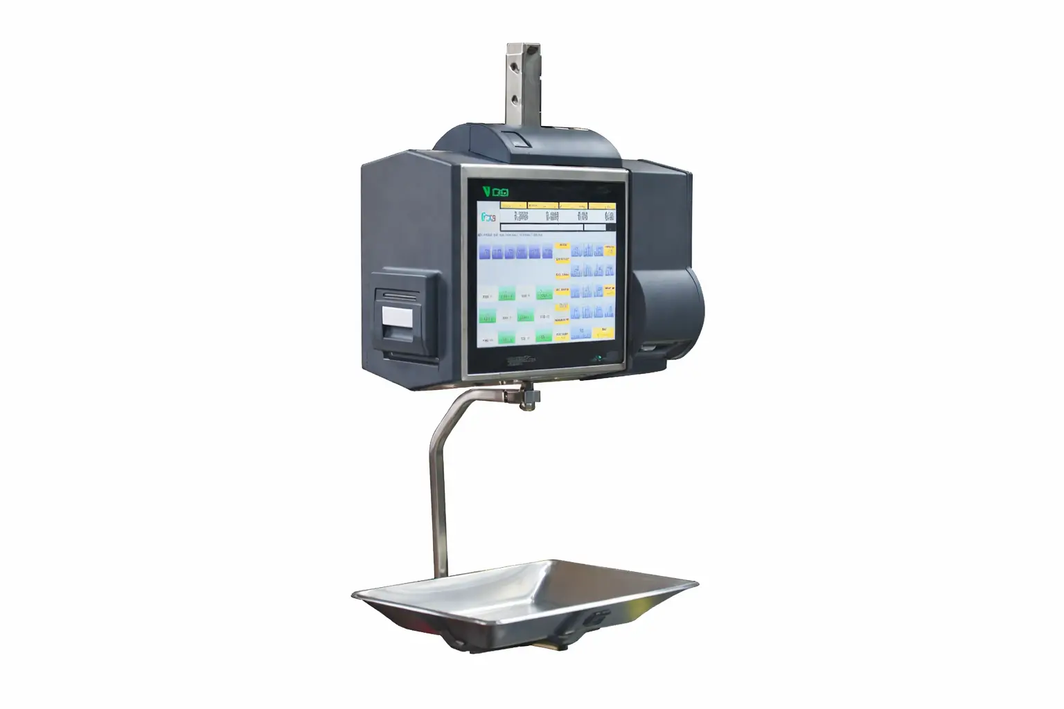 Balanza de comercio utilizada para controlar peso y margen en negocio retail alimentario