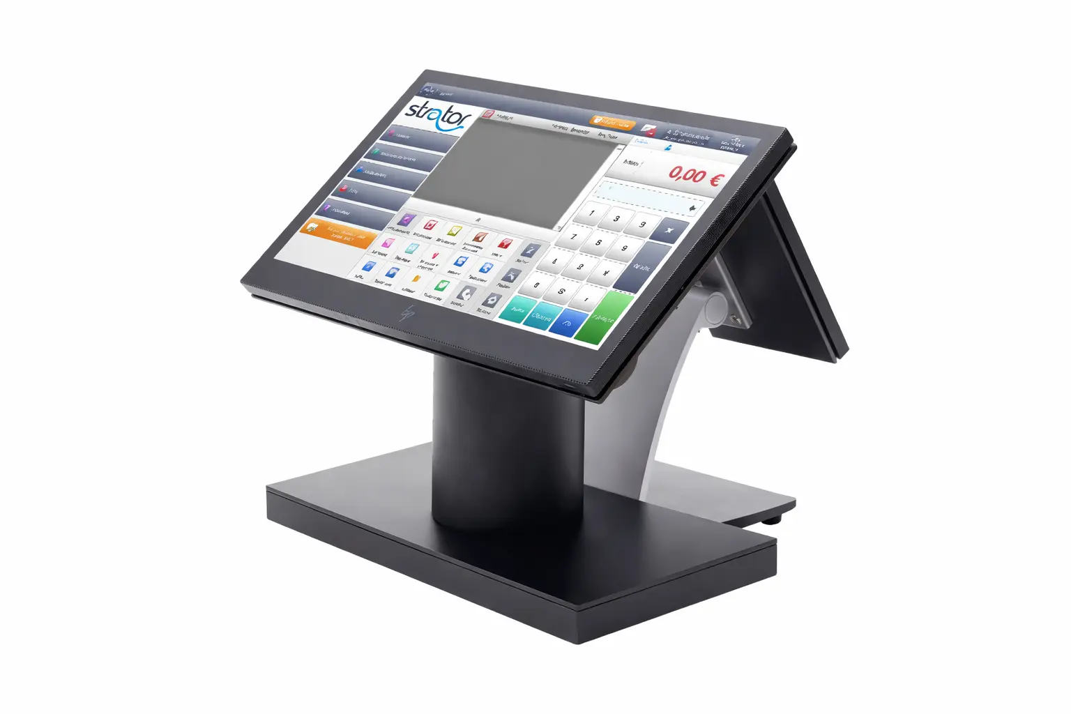 Terminal TPV Strator instalado en punto de venta como herramienta central de gestión y control