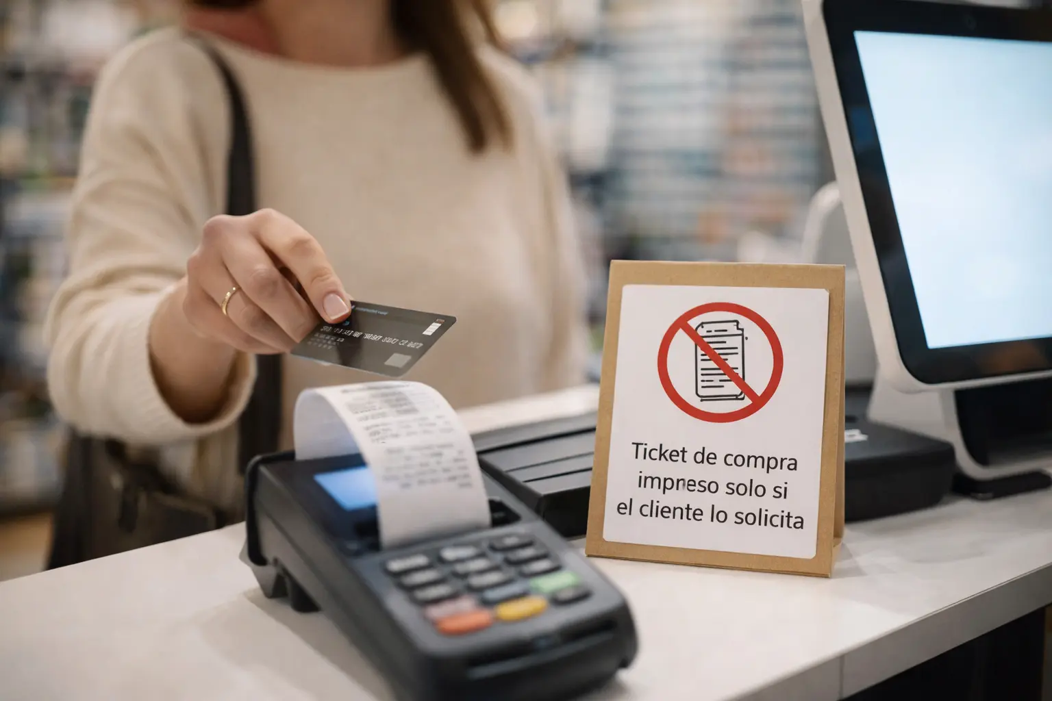 El sector retail plantea eliminar la impresión obligatoria de tickets de compra