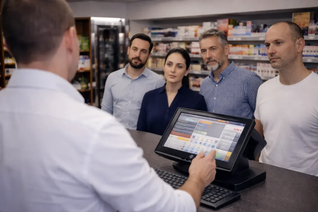 instalacion-formacion-soporte-retail.webp Proceso de instalación, formación y soporte técnico en comercio minorista para garantizar continuidad operativa