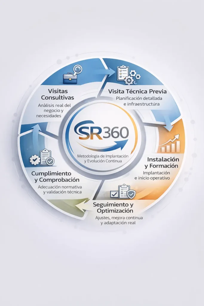 Metodología SR360 de implantación y evolución continua en proyectos retail