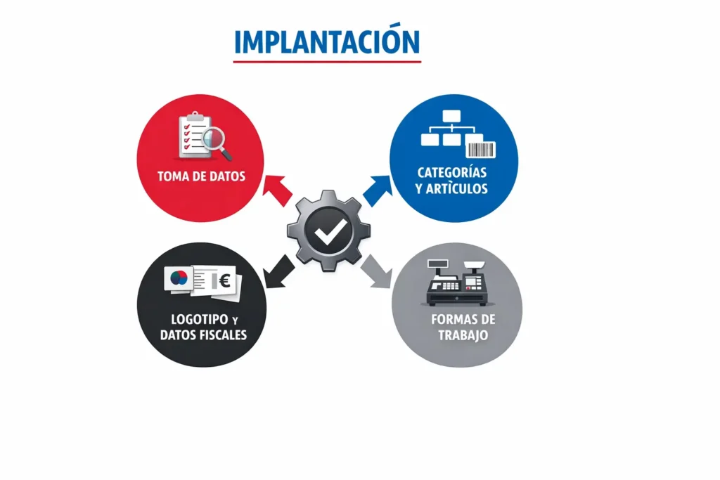 Proceso de toma de datos en implantación profesional de balanzas DIGI