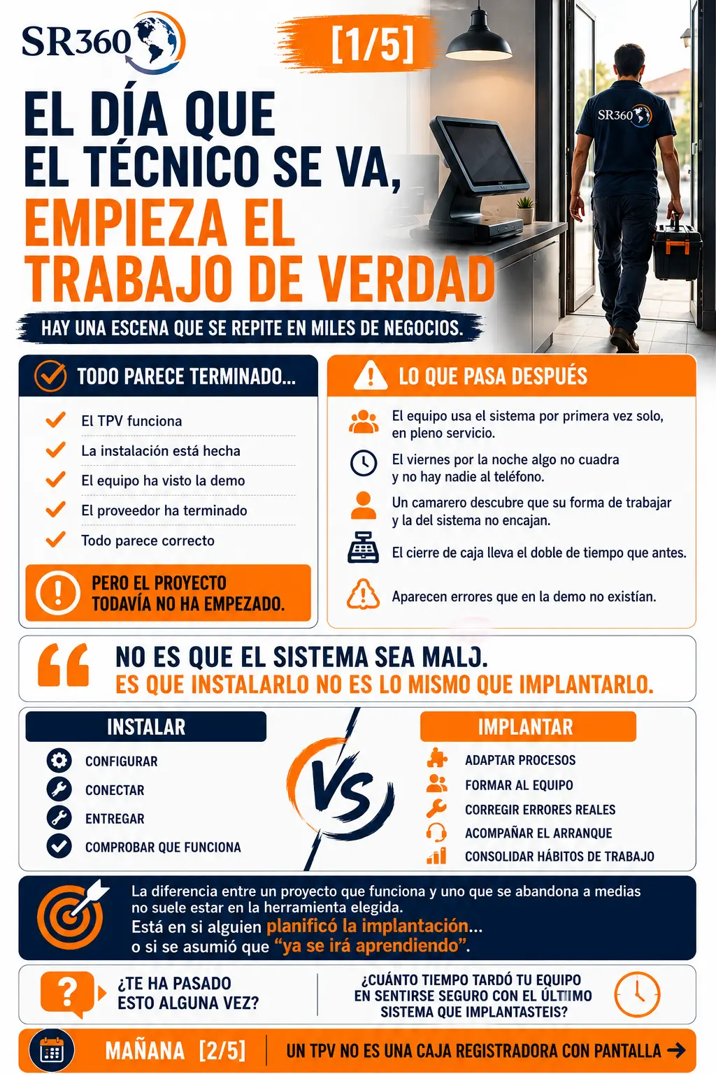 Instalar no es implantar