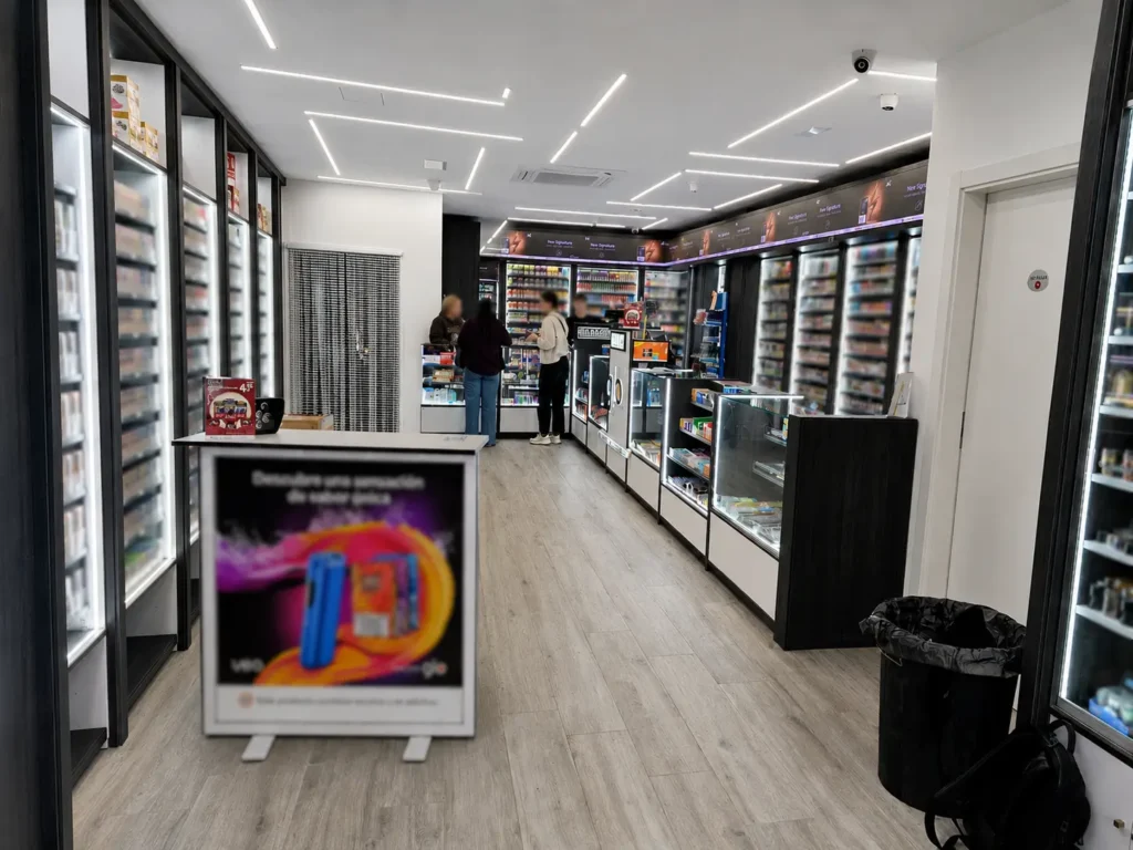 Nueva ubicación de Tabacs Hospital Clinic (Barcelona-083)
Un estanco completamente renovado, con una imagen moderna, gran amplitud visual y una operativa diseñada para ofrecer servicio continuo todos los días de la semana.