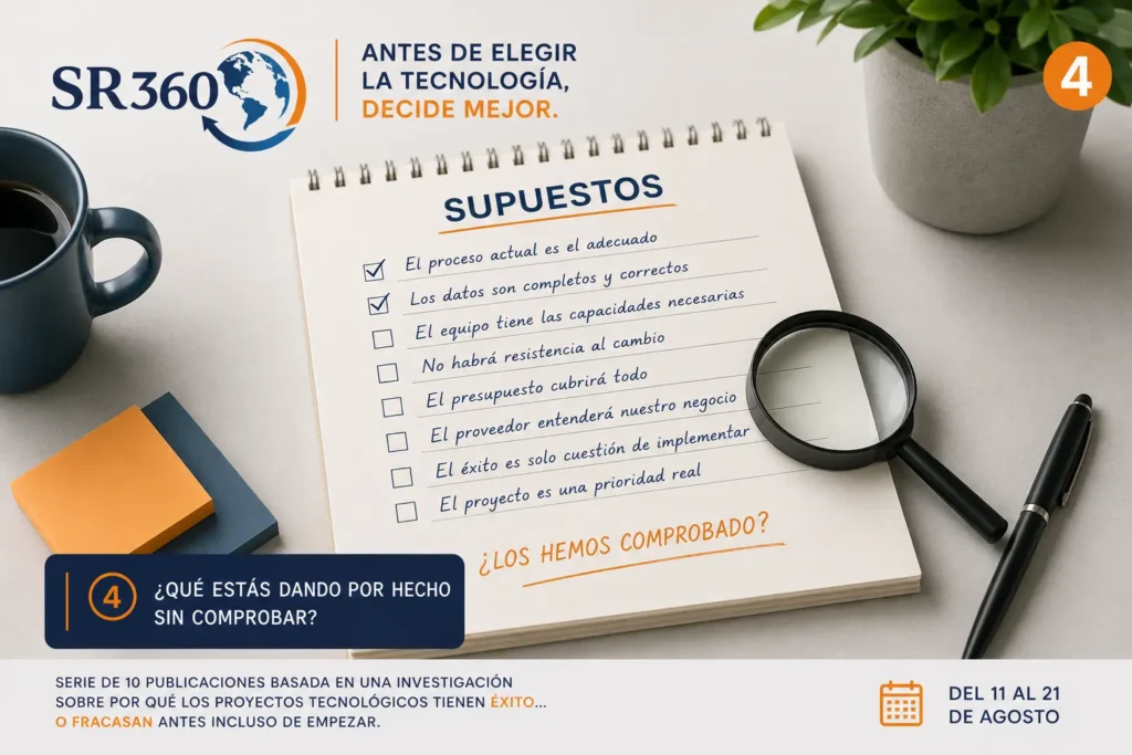Supuestos que conviene comprobar antes de iniciar una implantación tecnológica